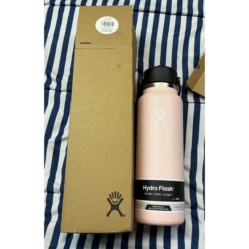 light pink hydro flask 40 oz